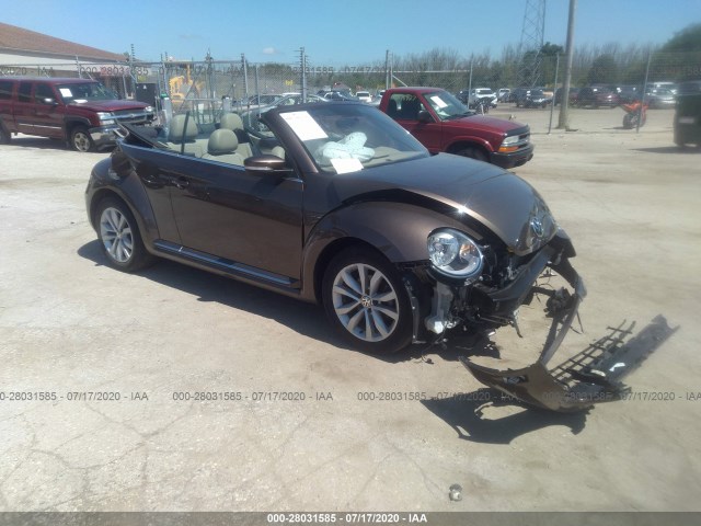 VOLKSWAGEN BEETLE CONVERTIBLE 2015 3vw5a7at4fm817107