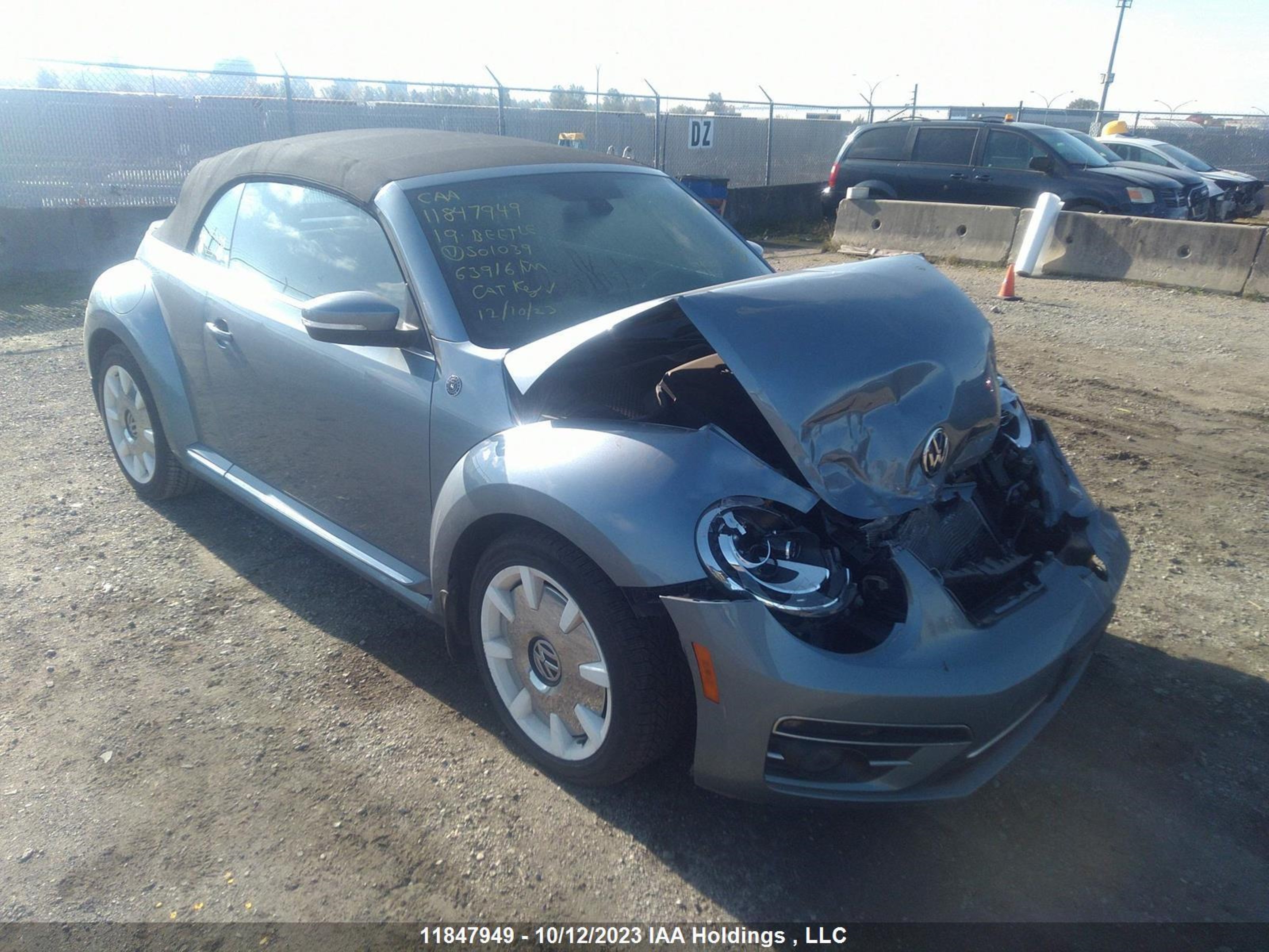 VOLKSWAGEN BEETLE 2019 3vw5daat2km501039