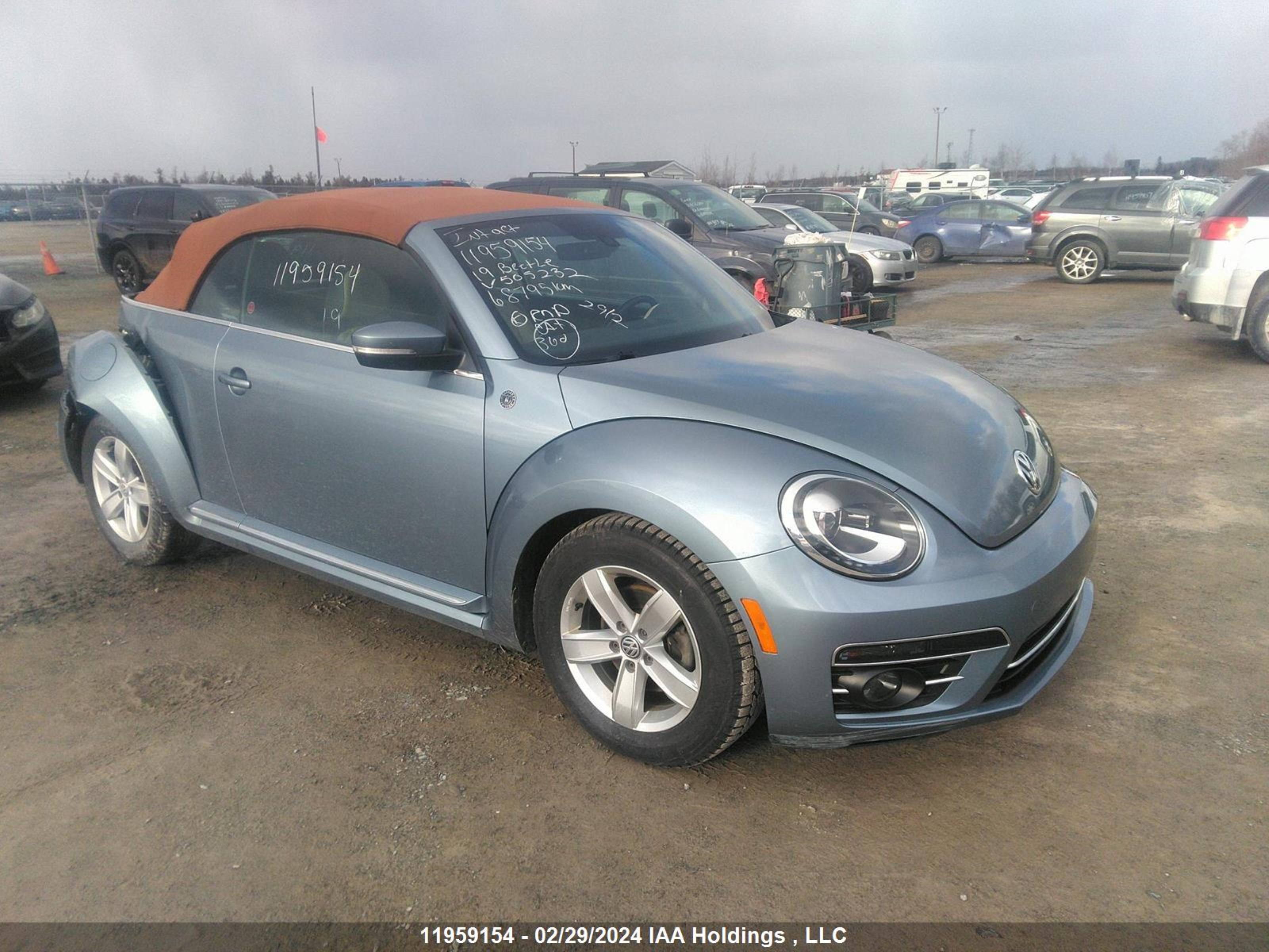 VOLKSWAGEN BEETLE 2019 3vw5daat5km505232