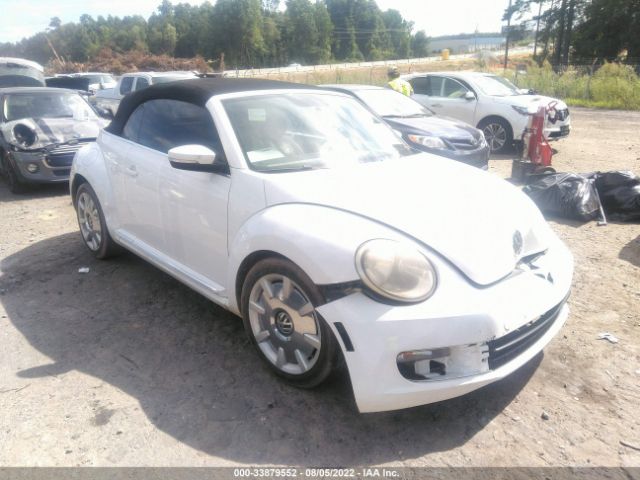 VOLKSWAGEN BEETLE CONVERTIBLE 2013 3vw5p7at2dm833138