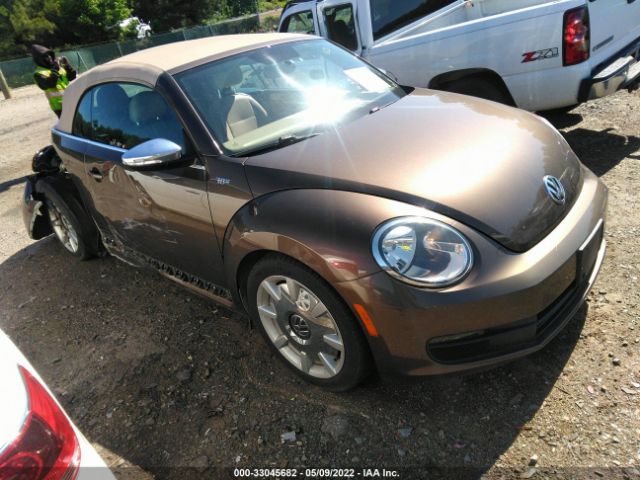 VOLKSWAGEN BEETLE CONVERTIBLE 2013 3vw5p7at3dm801542