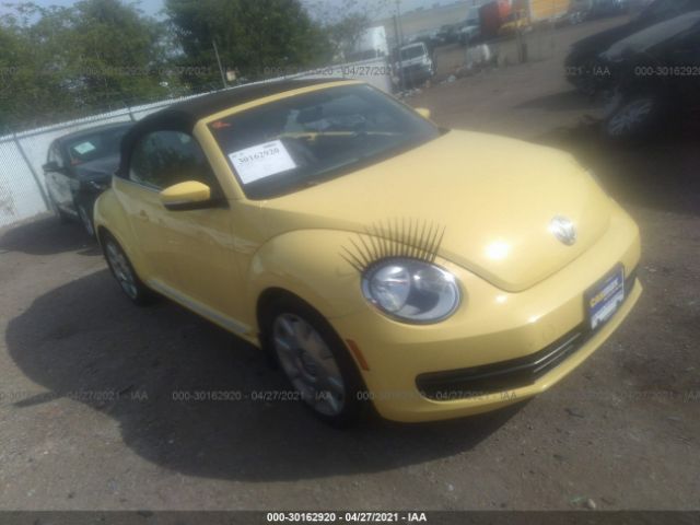 VOLKSWAGEN BEETLE CONVERTIBLE 2014 3vw5p7at5em801205