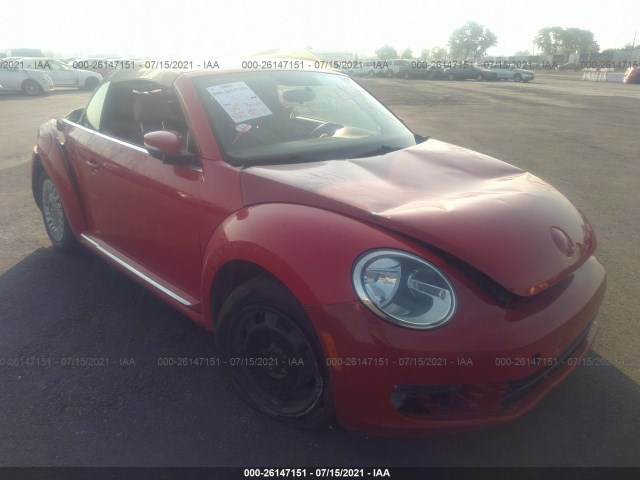 VOLKSWAGEN BEETLE CONVERTIBLE 2014 3vw5p7at8em801618