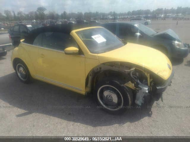 VOLKSWAGEN BEETLE CONVERTIBLE 2013 3vw5p7at9dm821214