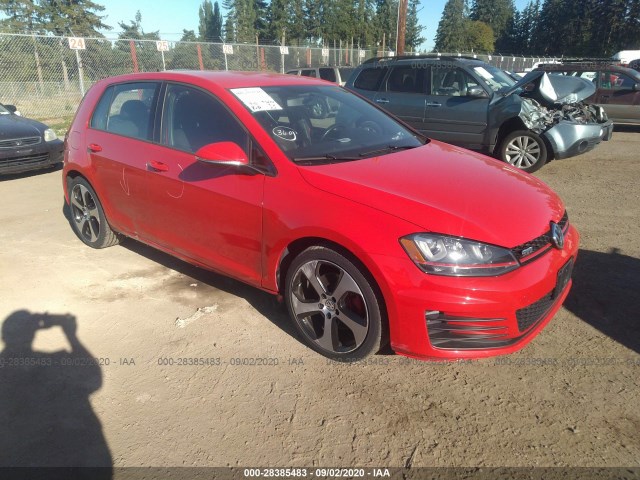 VOLKSWAGEN GOLF 2015 3vw5t7au0fm086548