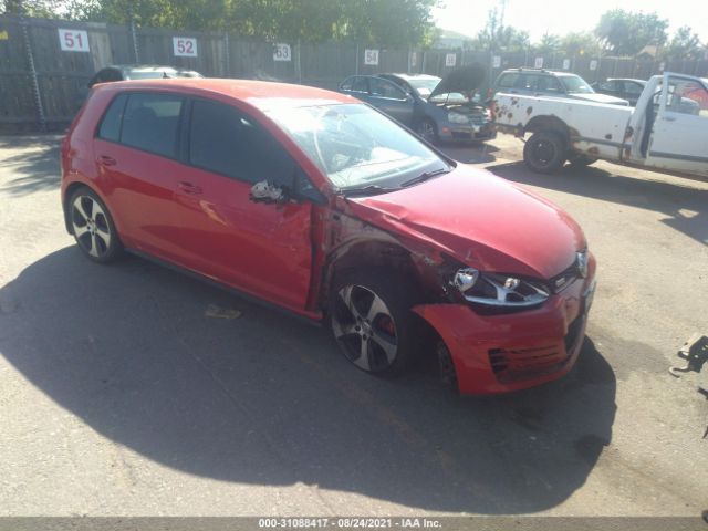 VOLKSWAGEN GOLF 2017 3vw5t7au4hm001648