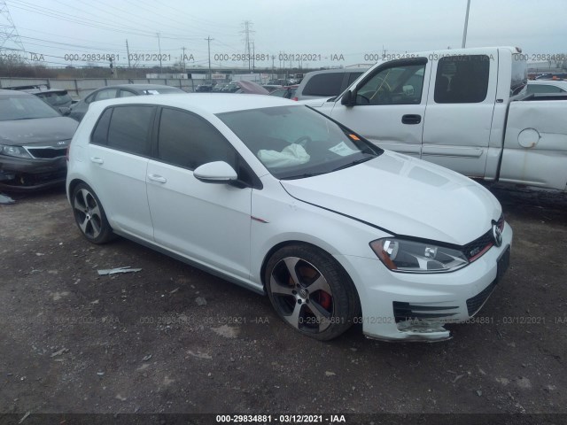 VOLKSWAGEN GOLF 2017 3vw5t7au8hm027105