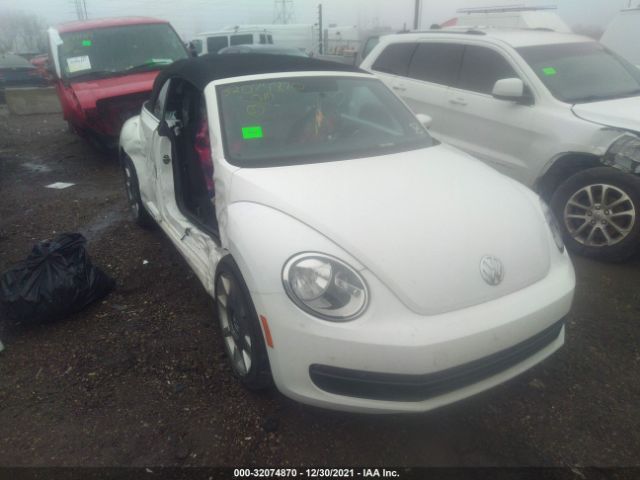 VOLKSWAGEN BEETLE CONVERTIBLE 2013 3vw5x7at1dm822129