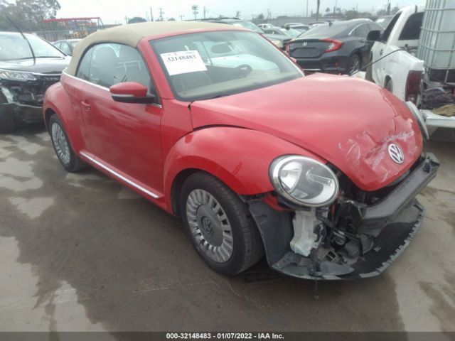 VOLKSWAGEN BEETLE CONVERTIBLE 2013 3vw5x7at6dm827312