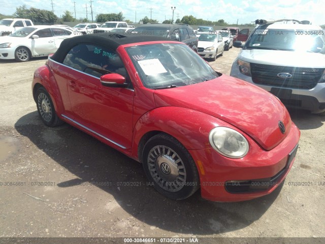 VOLKSWAGEN BEETLE CONVERTIBLE 2013 3vw5x7at8dm818952