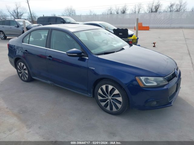 VOLKSWAGEN JETTA HYBRID 2013 3vw637aj4dm305731