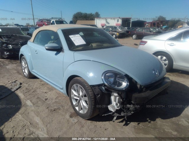 VOLKSWAGEN BEETLE CONVERTIBLE 2013 3vw6l7at3dm824741