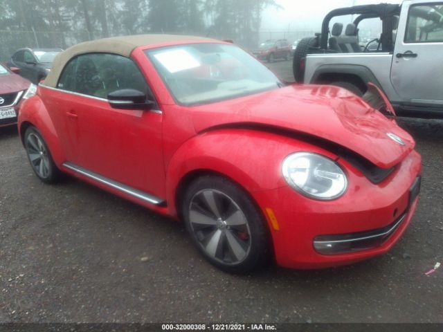 VOLKSWAGEN BEETLE CONVERTIBLE 2013 3vw7a7at1dm801260