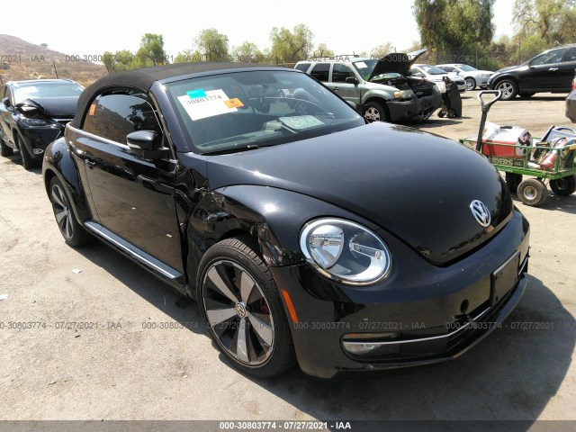 VOLKSWAGEN BEETLE CONVERTIBLE 2013 3vw7a7at7dm812277