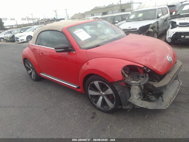 VOLKSWAGEN BEETLE CONVERTIBLE 2013 3vw7a7at8dm801398