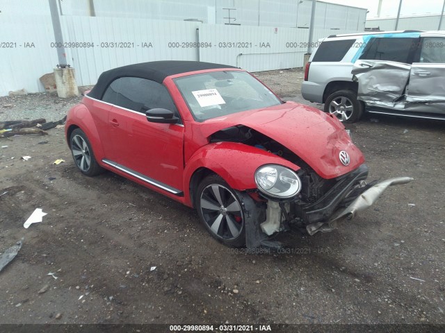 VOLKSWAGEN BEETLE CONVERTIBLE 2013 3vw7s7at0dm832223