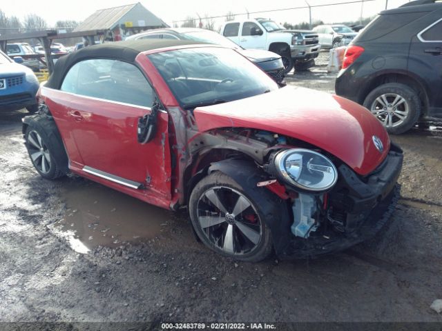 VOLKSWAGEN BEETLE CONVERTIBLE 2014 3vw7t7at7em803218