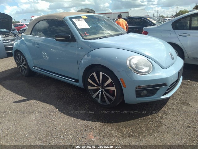 VOLKSWAGEN BEETLE CONVERTIBLE 2014 3vw7t7at7em823212