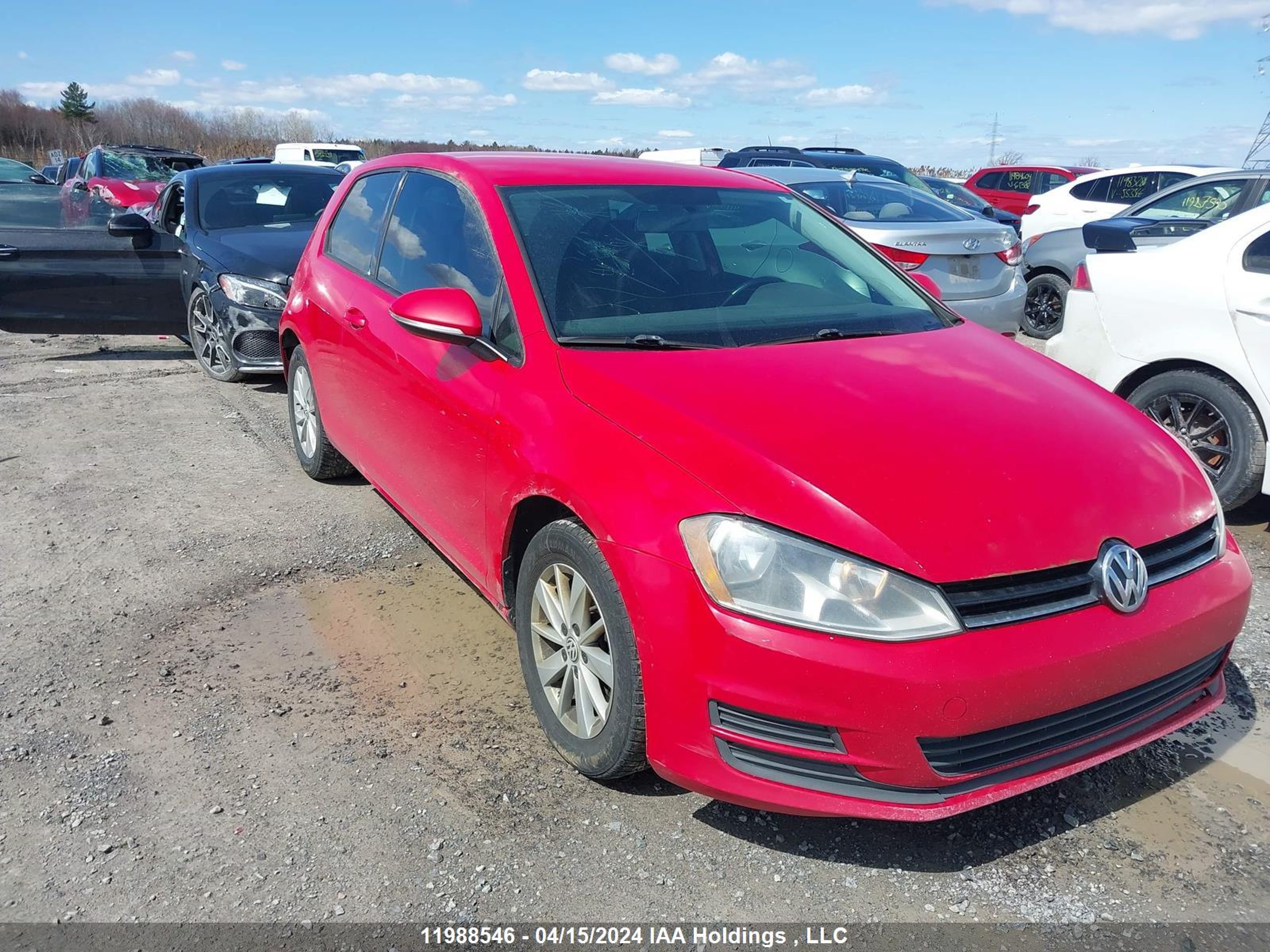 VOLKSWAGEN GOLF 2015 3vw917au3fm069170