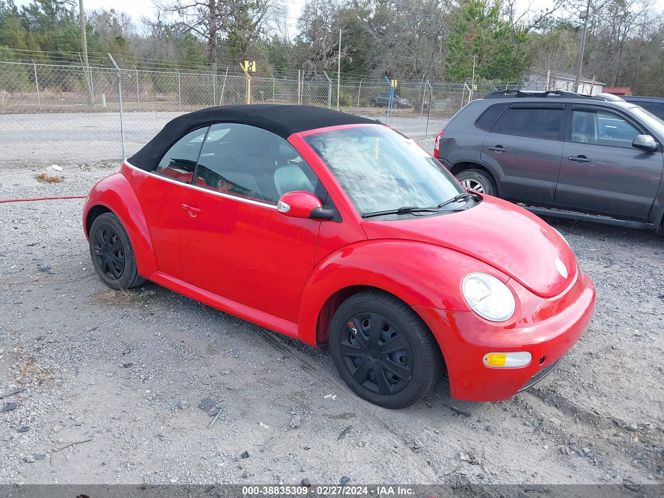 VOLKSWAGEN BEETLE 2005 3vwbm31yx5m313092