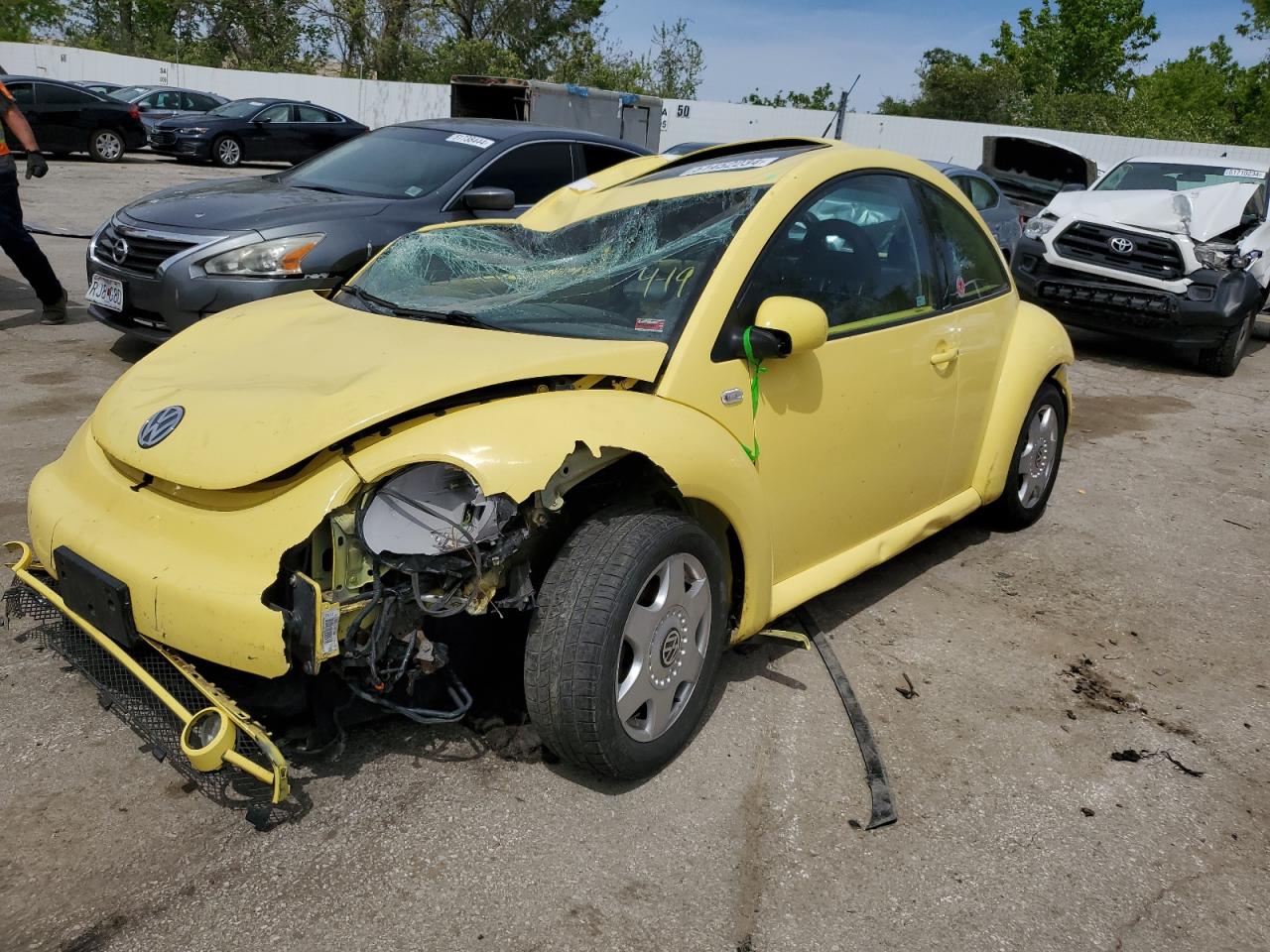 VOLKSWAGEN BEETLE 2001 3vwcb21c81m468355