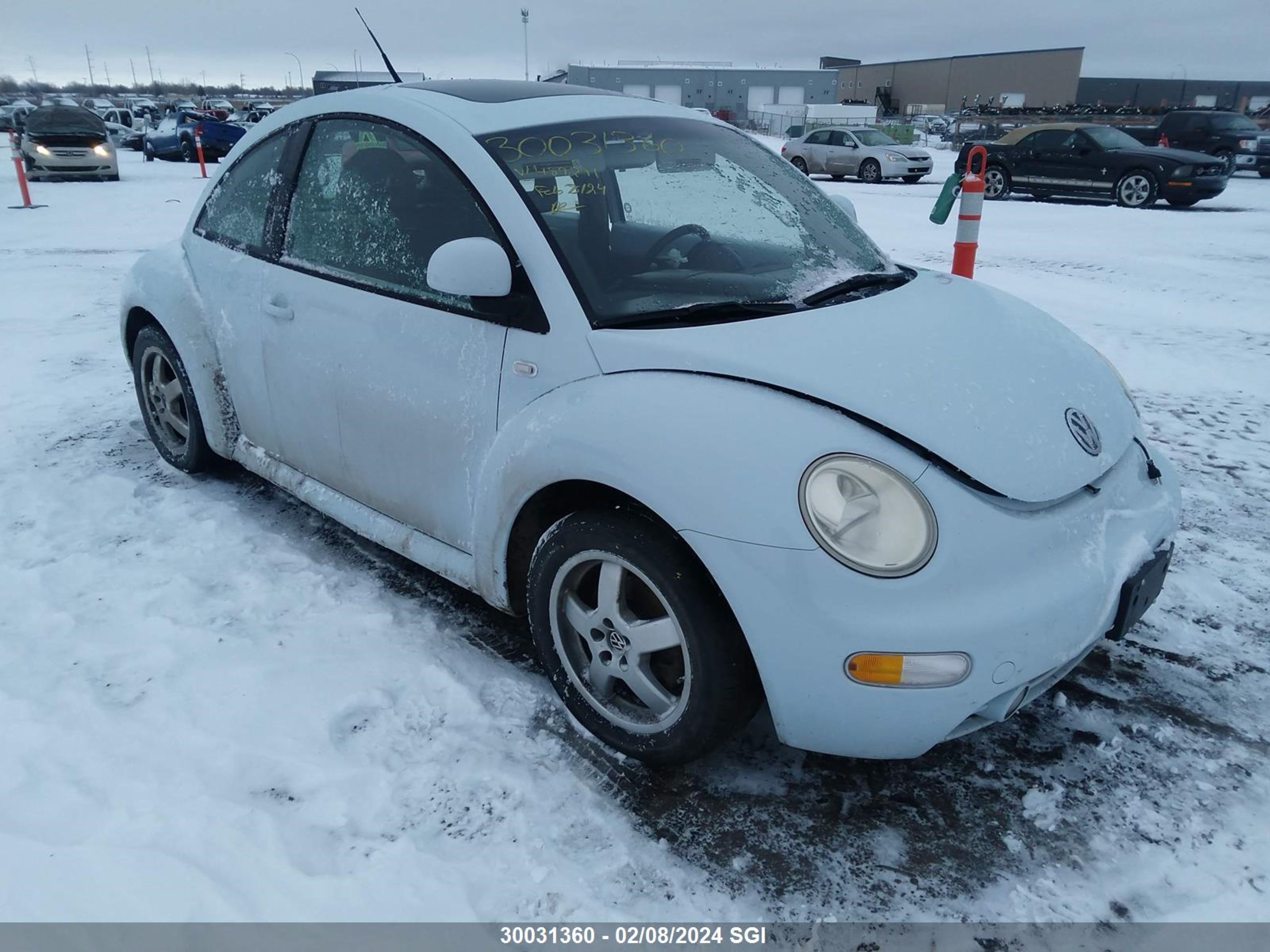 VOLKSWAGEN BEETLE 2000 3vwcd21c8ym489291