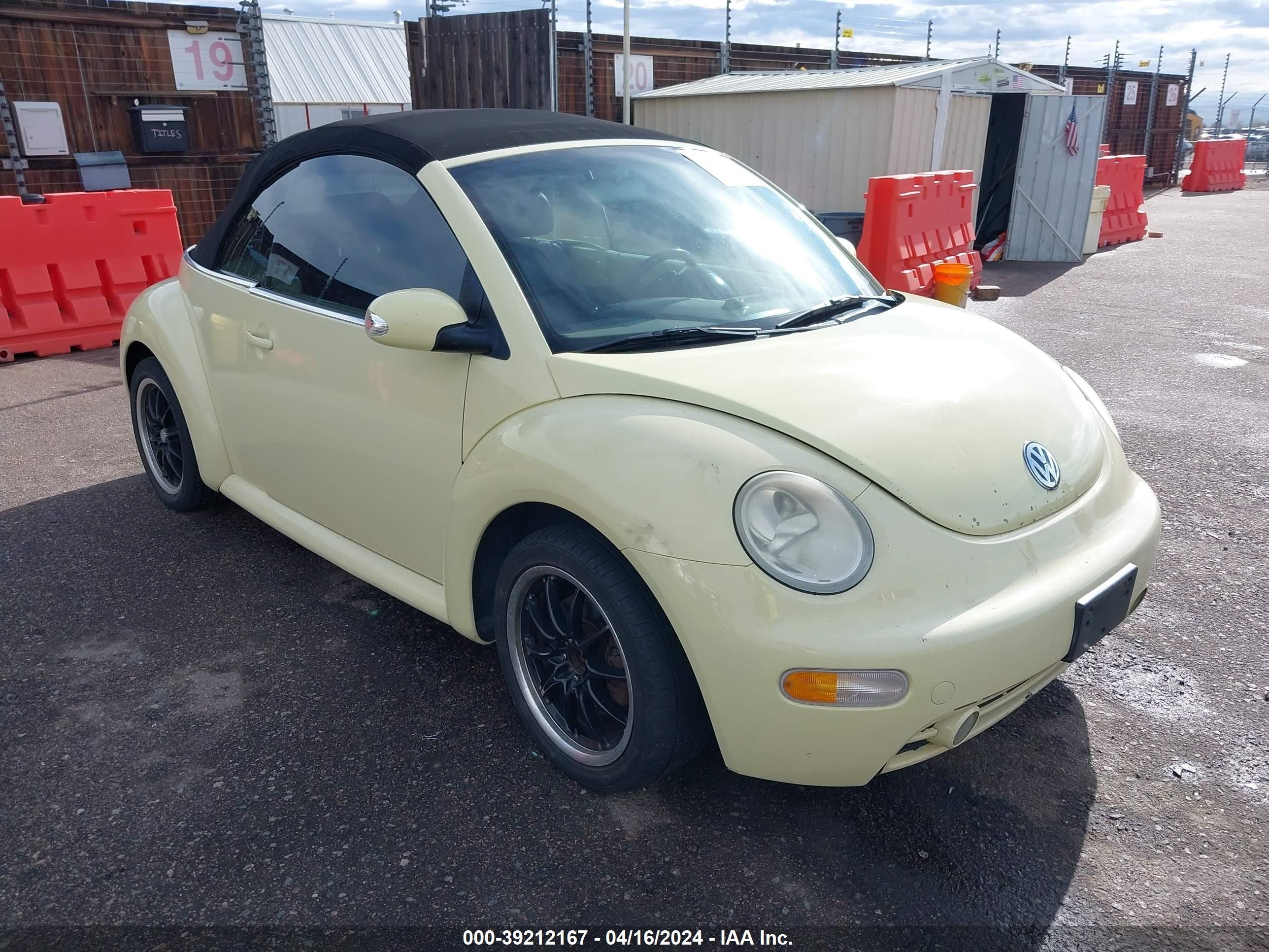 VOLKSWAGEN NEW BEETLE 2005 3vwcd31y25m315813