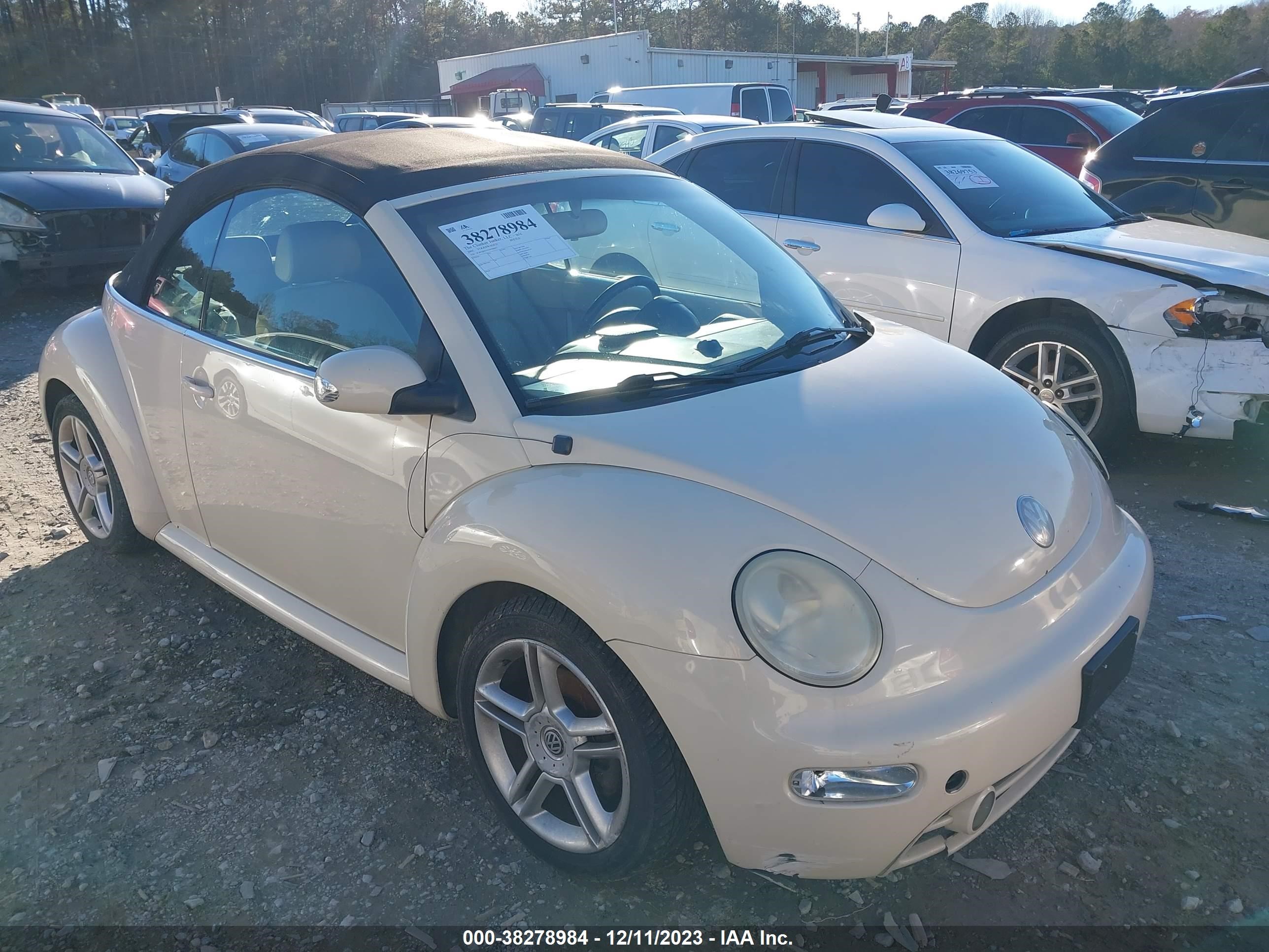 VOLKSWAGEN BEETLE 2005 3vwcd31y45m300407