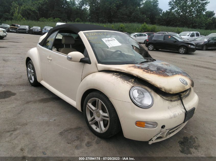 VOLKSWAGEN BEETLE 2004 3vwcd31y84m340777