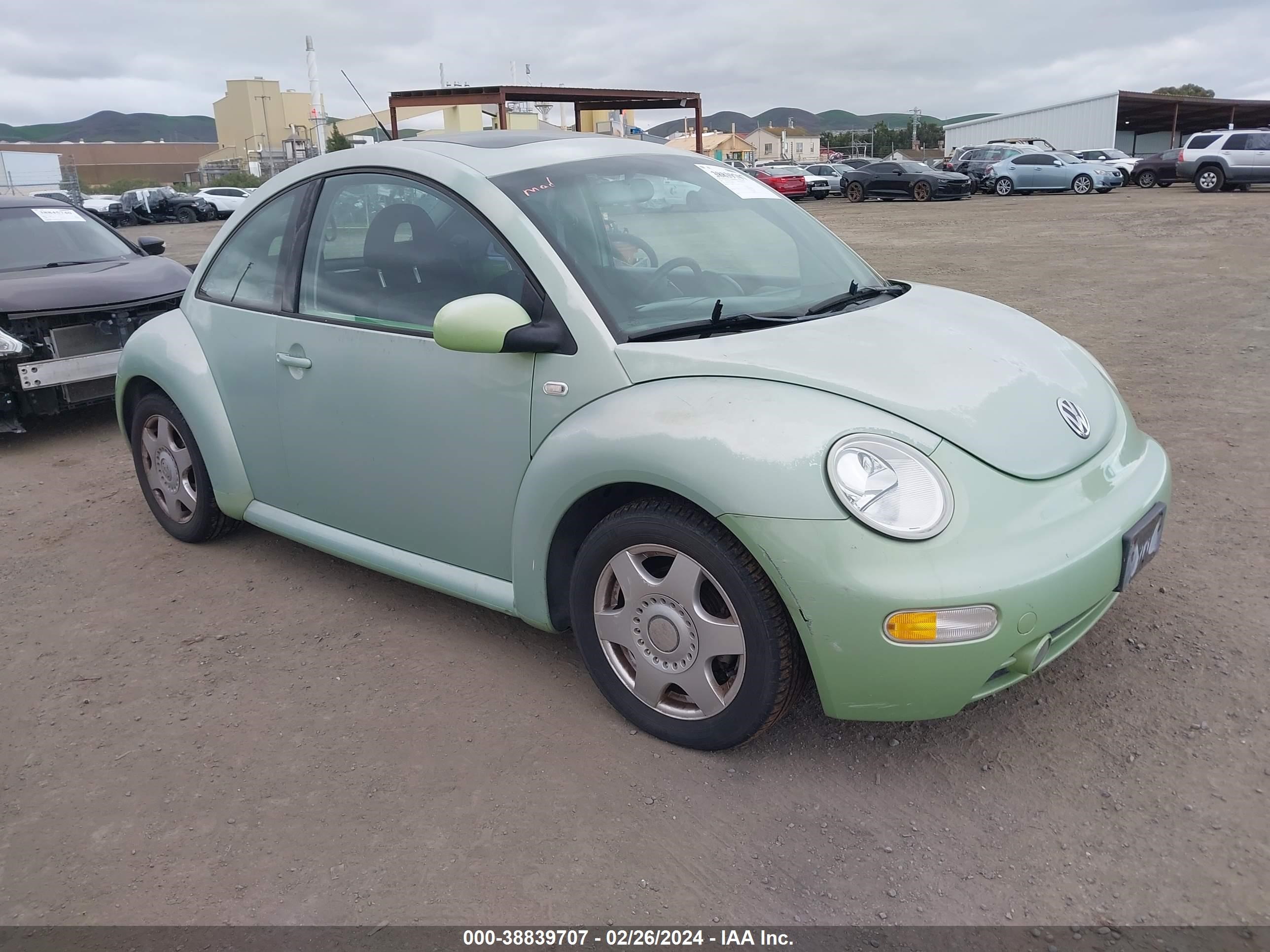 VOLKSWAGEN BEETLE 2001 3vwck21c71m455273