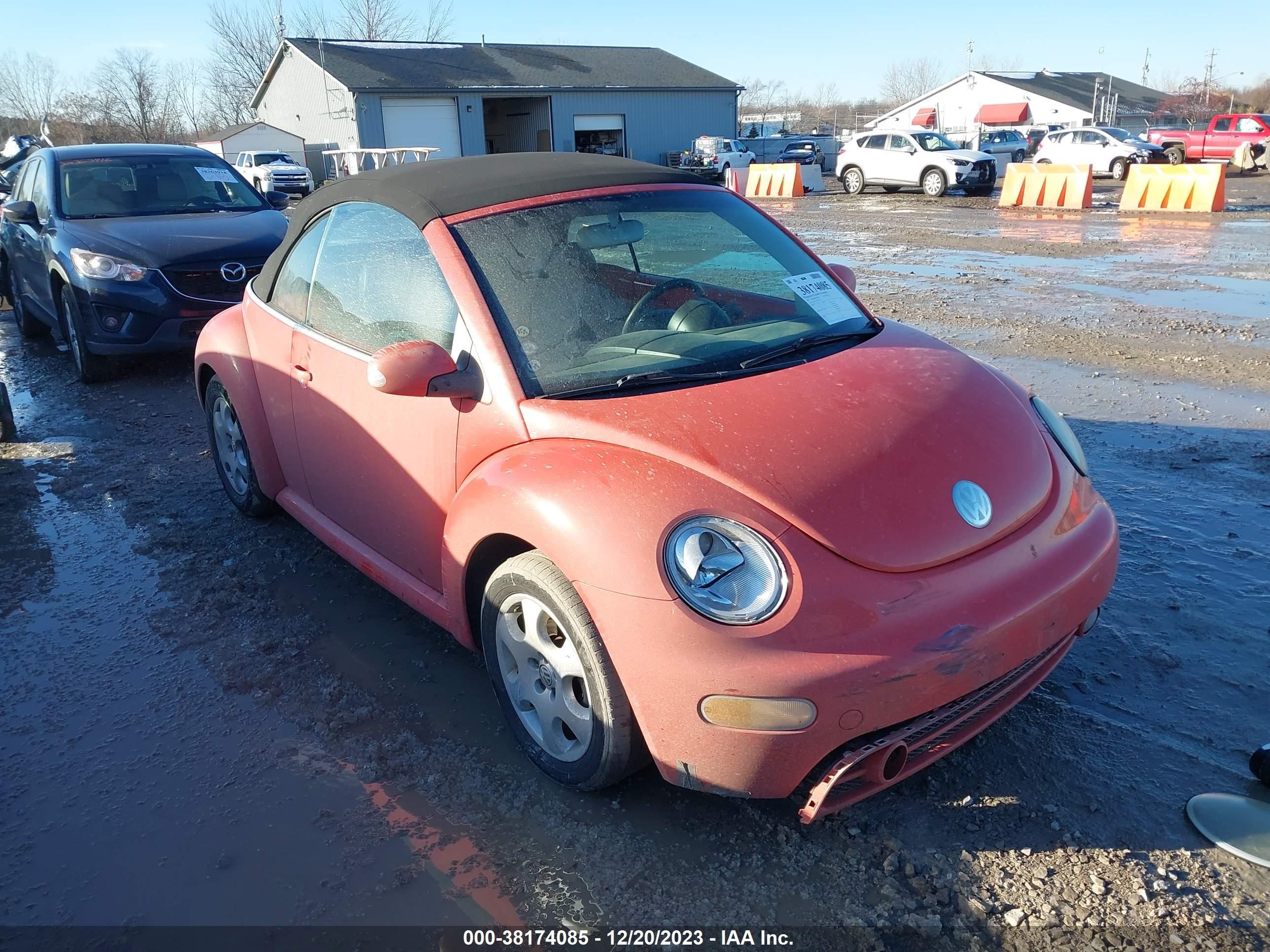 VOLKSWAGEN BEETLE 2003 3vwck21y03m315144