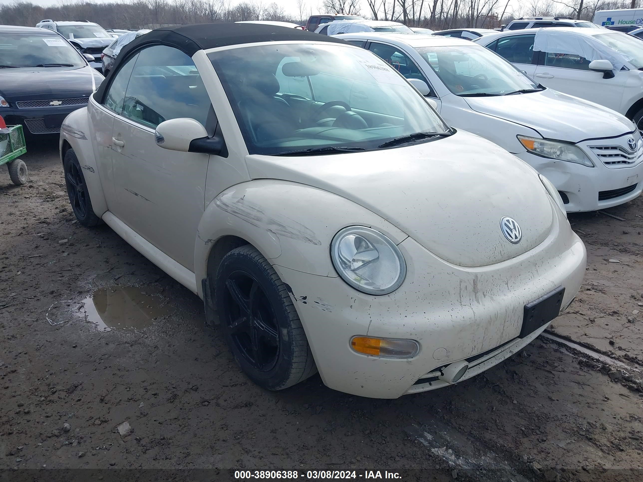 VOLKSWAGEN BEETLE 2003 3vwck21y23m306171