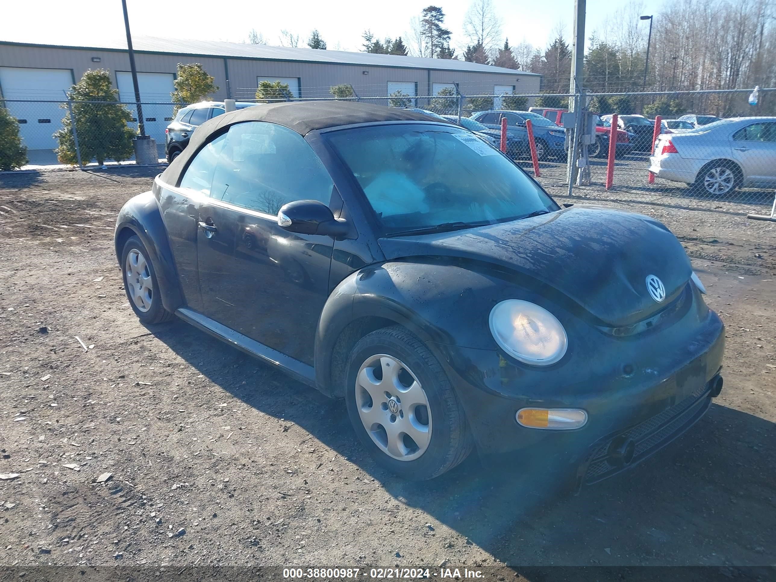 VOLKSWAGEN BEETLE 2003 3vwck21y83m307616