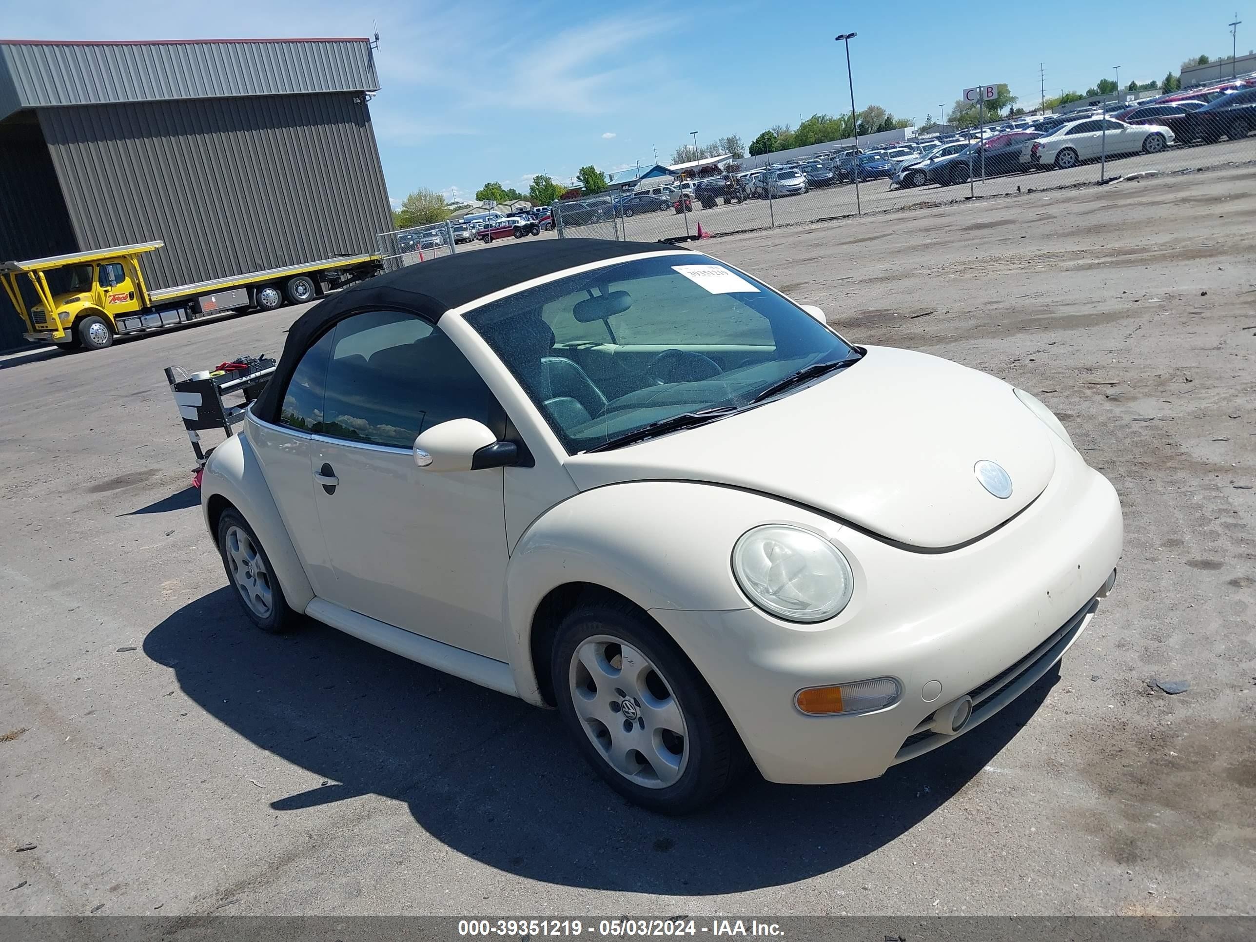 VOLKSWAGEN BEETLE 2003 3vwck21yx3m321209