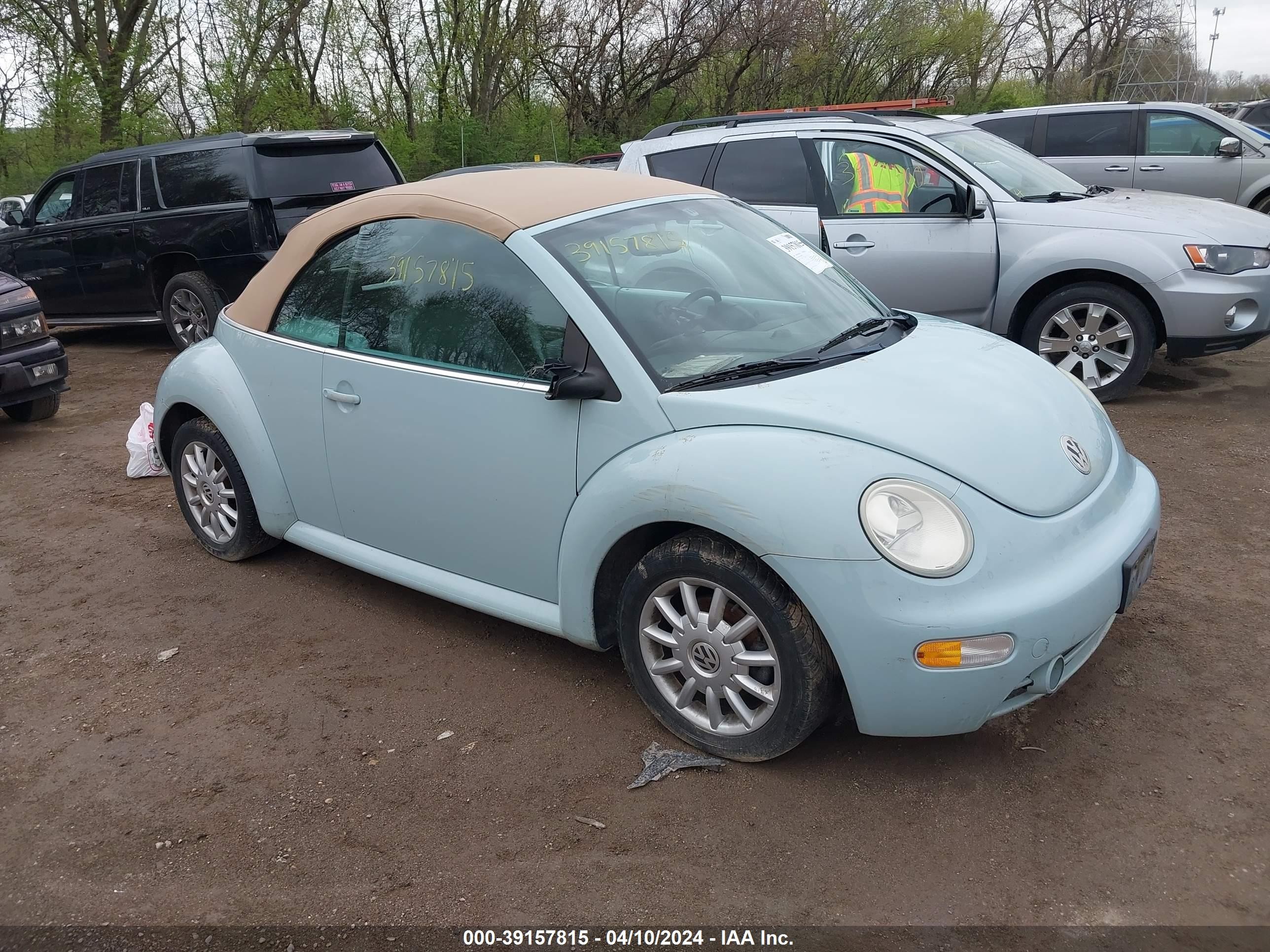 VOLKSWAGEN BEETLE 2005 3vwcm31y55m360888