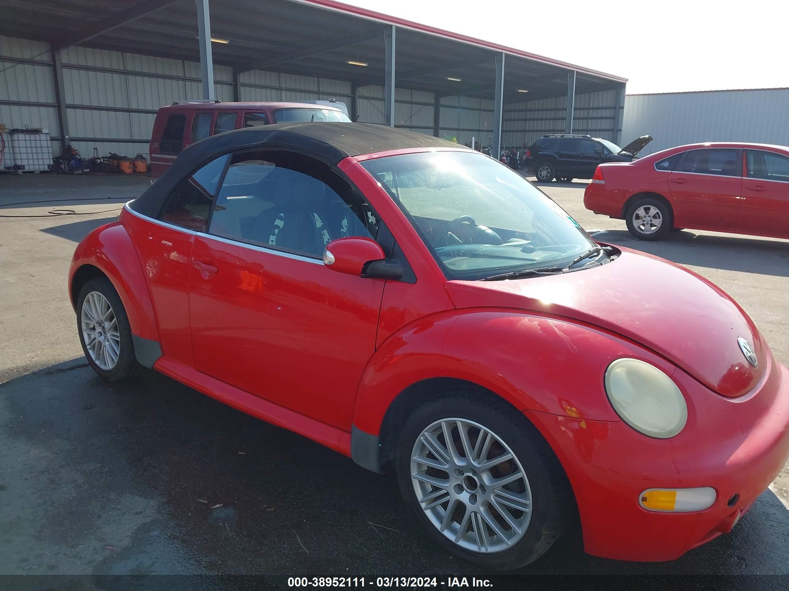 VOLKSWAGEN BEETLE 2005 3vwcm31y95m316277