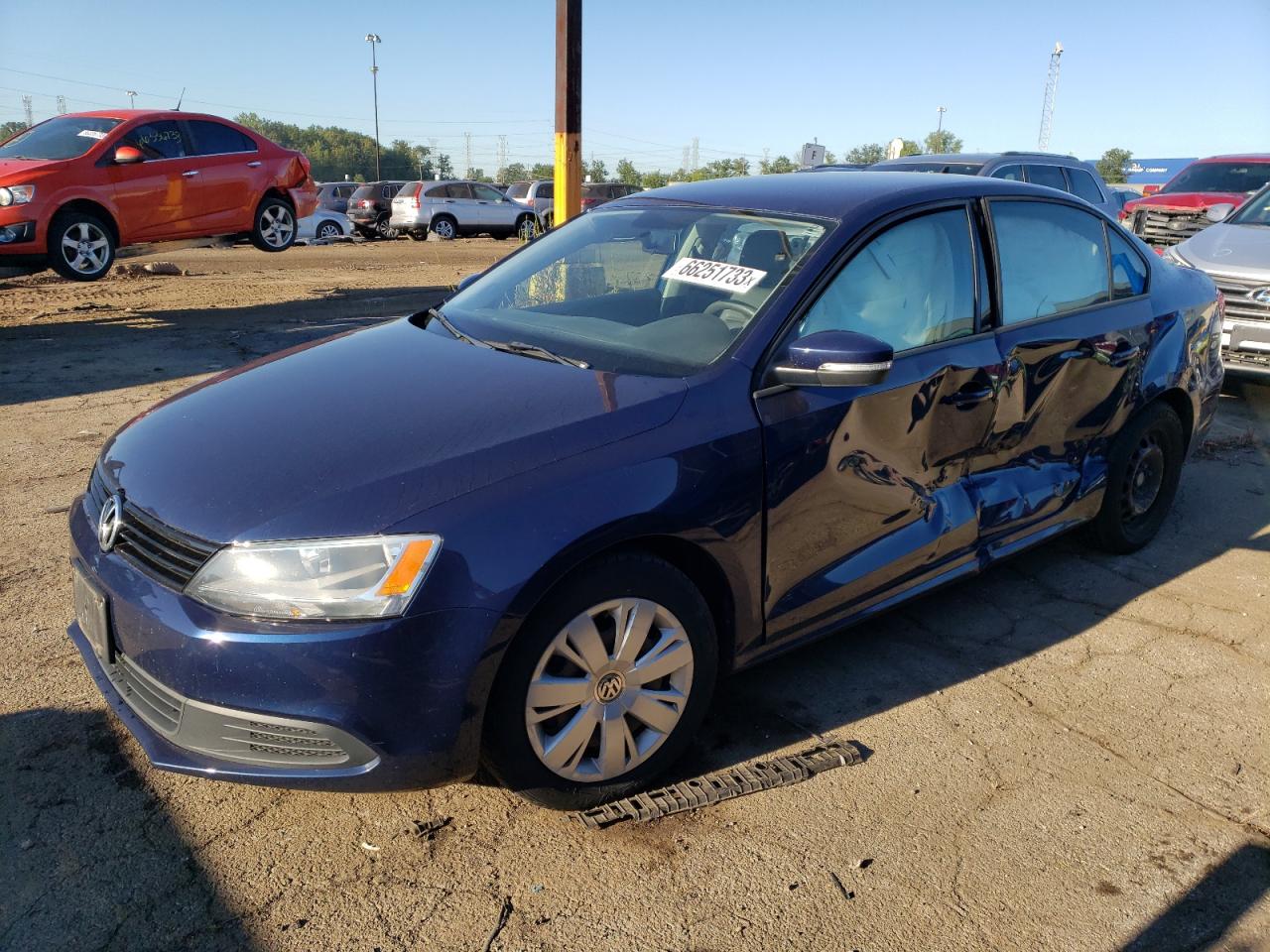 VOLKSWAGEN JETTA 2014 3vwd17aj1em246586