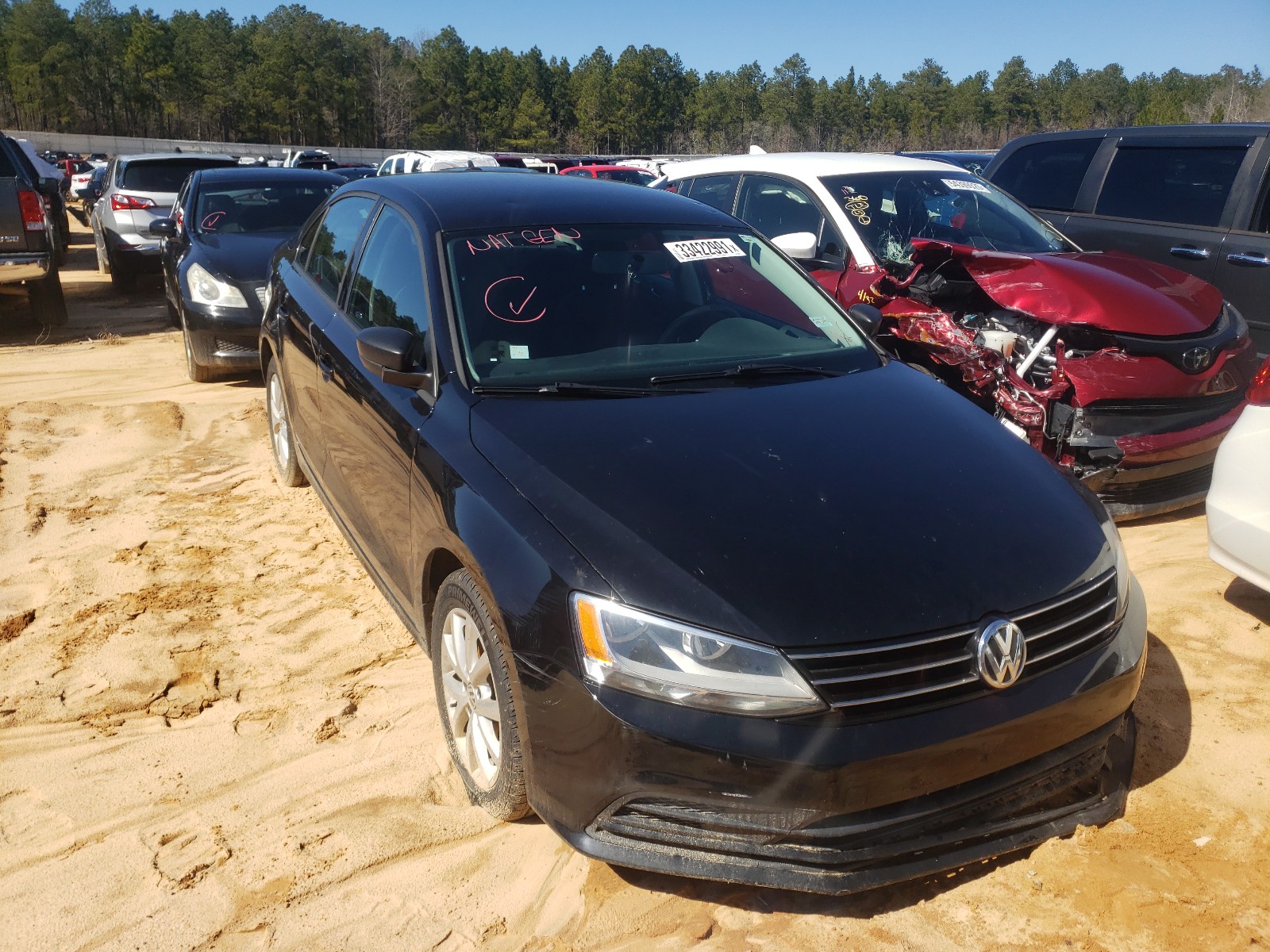 VOLKSWAGEN JETTA SE 2015 3vwd17aj8fm287587