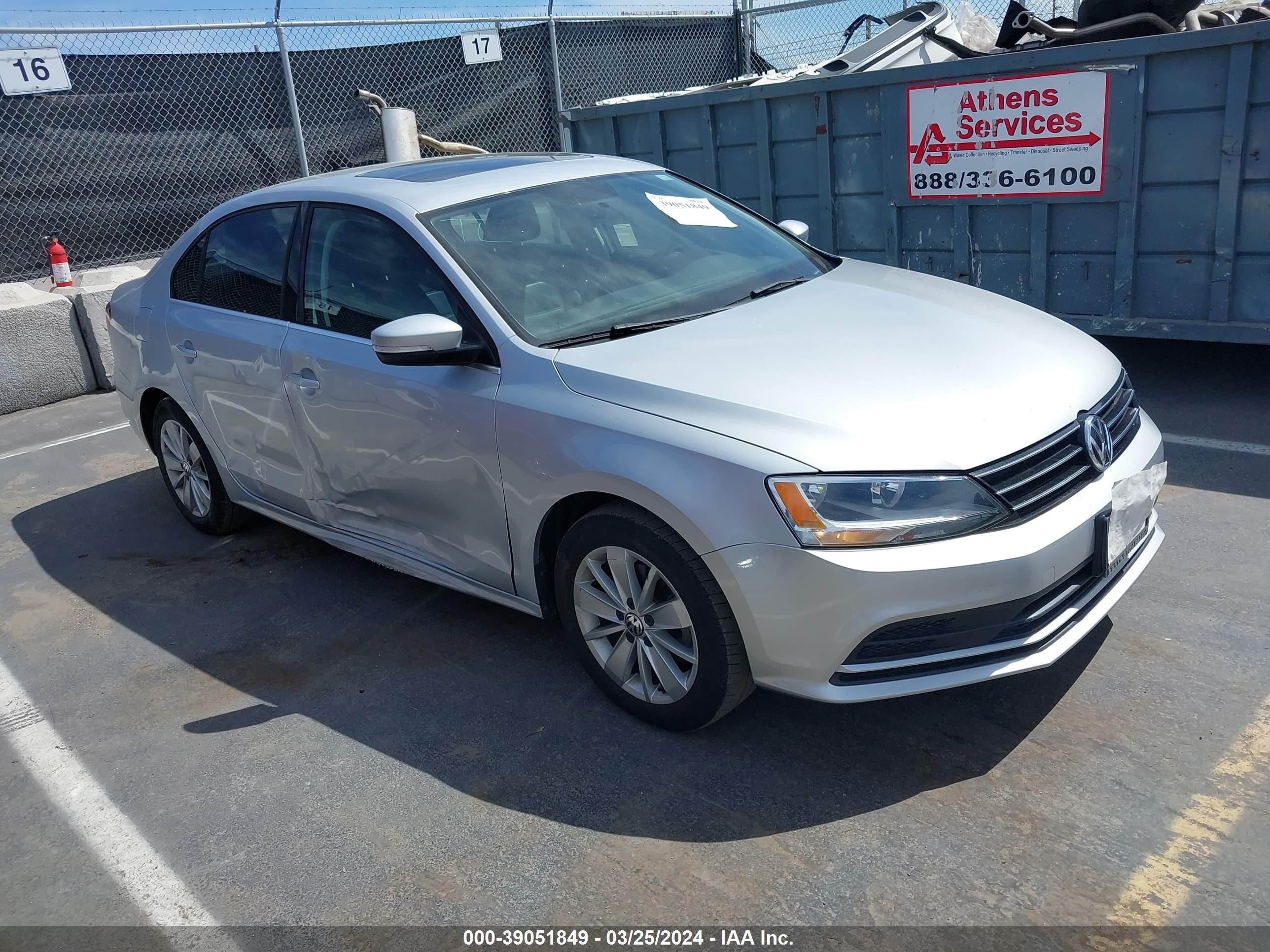 VOLKSWAGEN JETTA 2016 3vwd67aj5gm340085