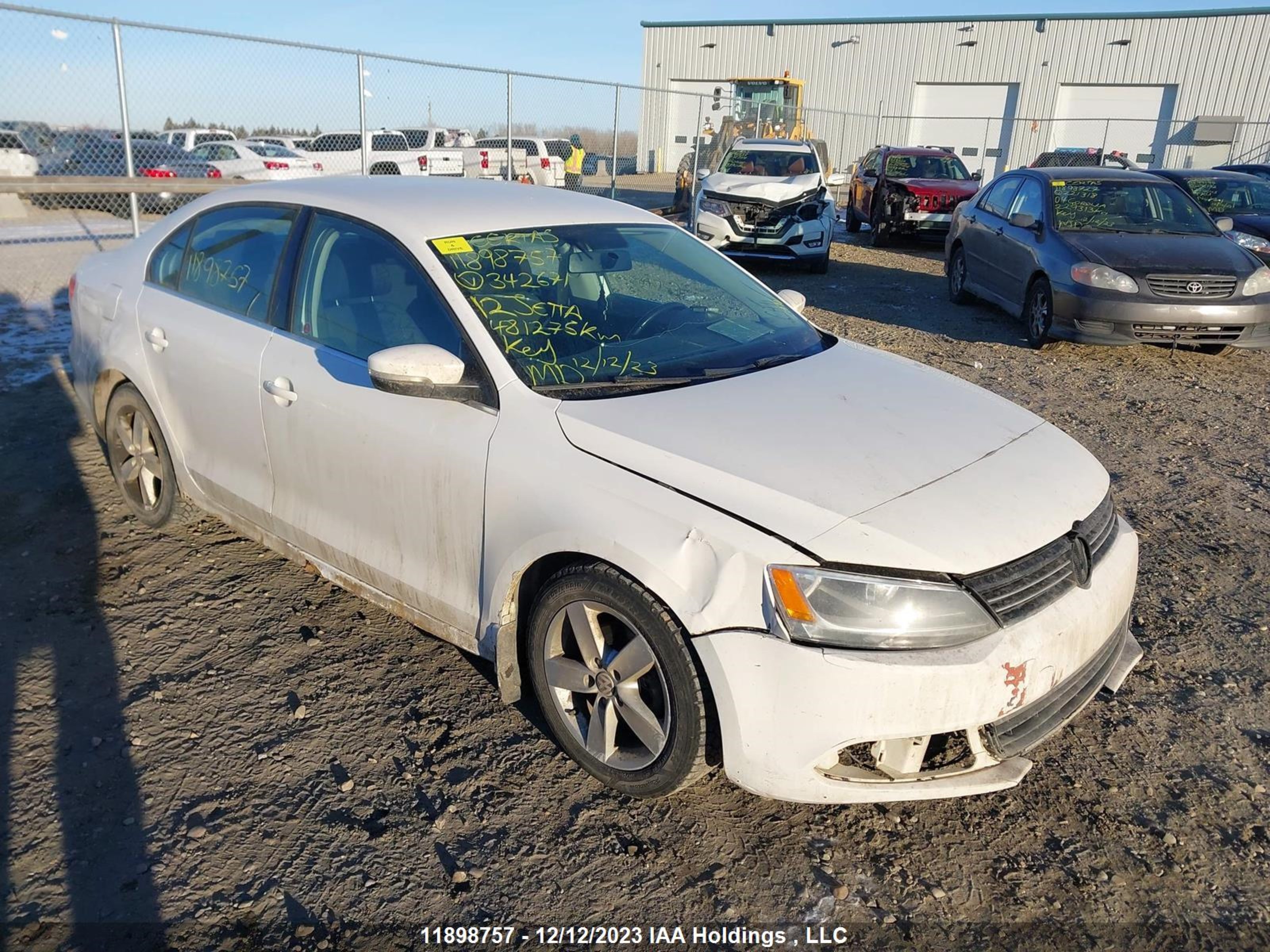 VOLKSWAGEN JETTA 2012 3vwdl7aj2cm342671