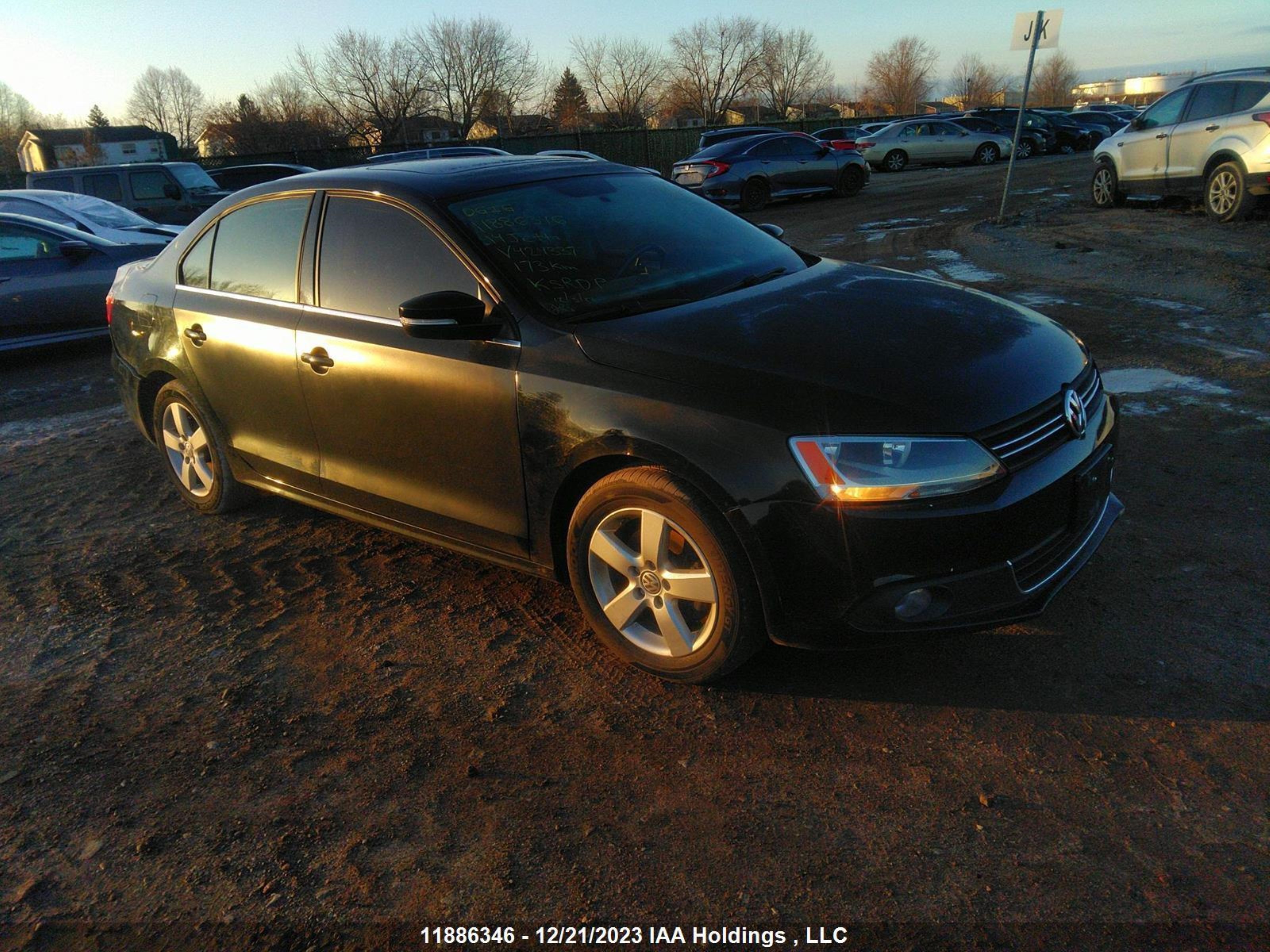 VOLKSWAGEN JETTA 2014 3vwdl7aj2em424337