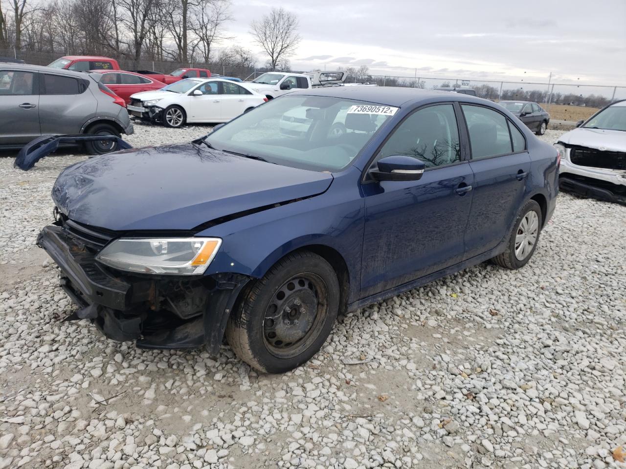 VOLKSWAGEN JETTA 2012 3vwdp7aj7cm124763