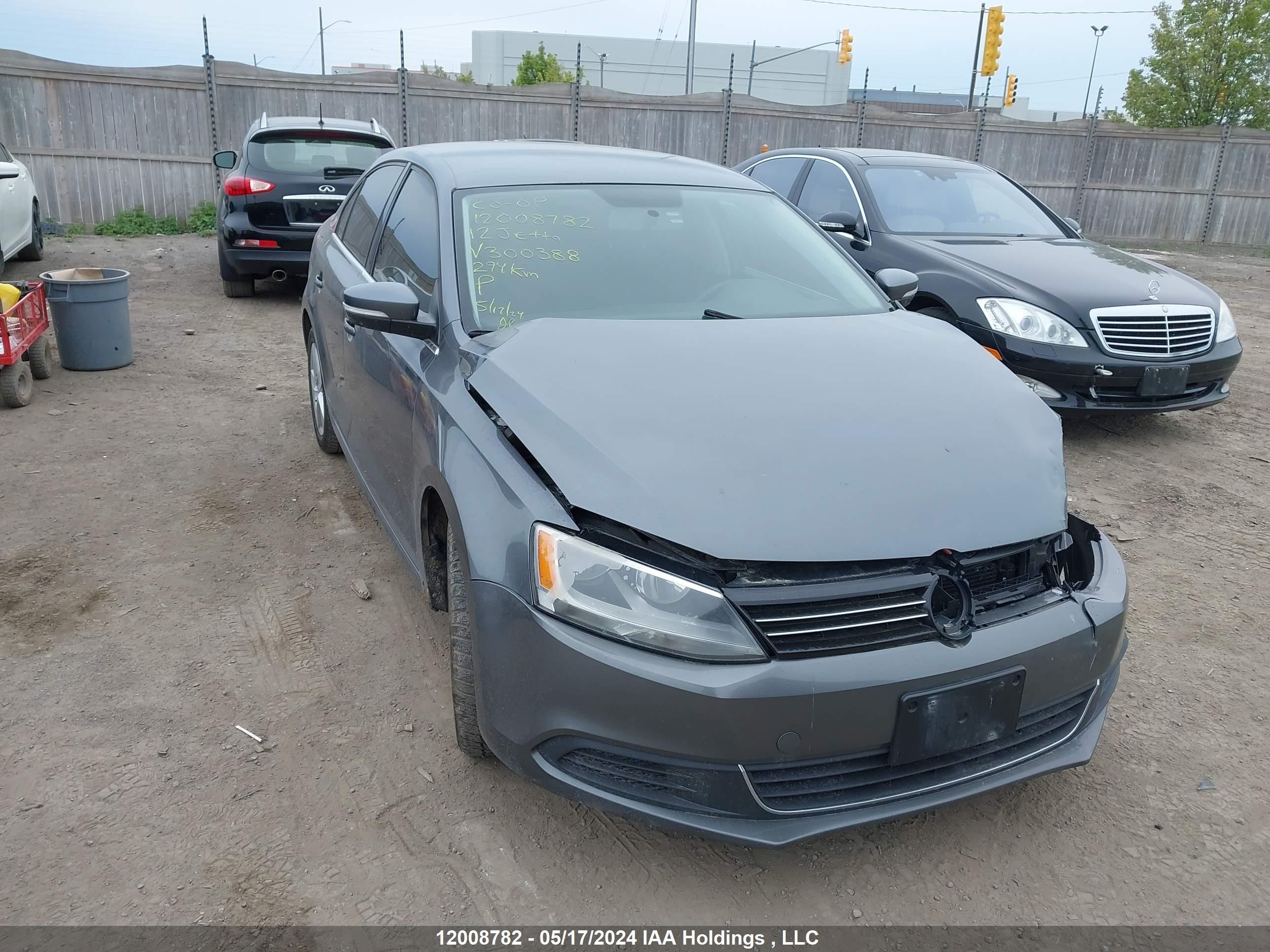 VOLKSWAGEN JETTA 2012 3vwdx7aj0cm300388