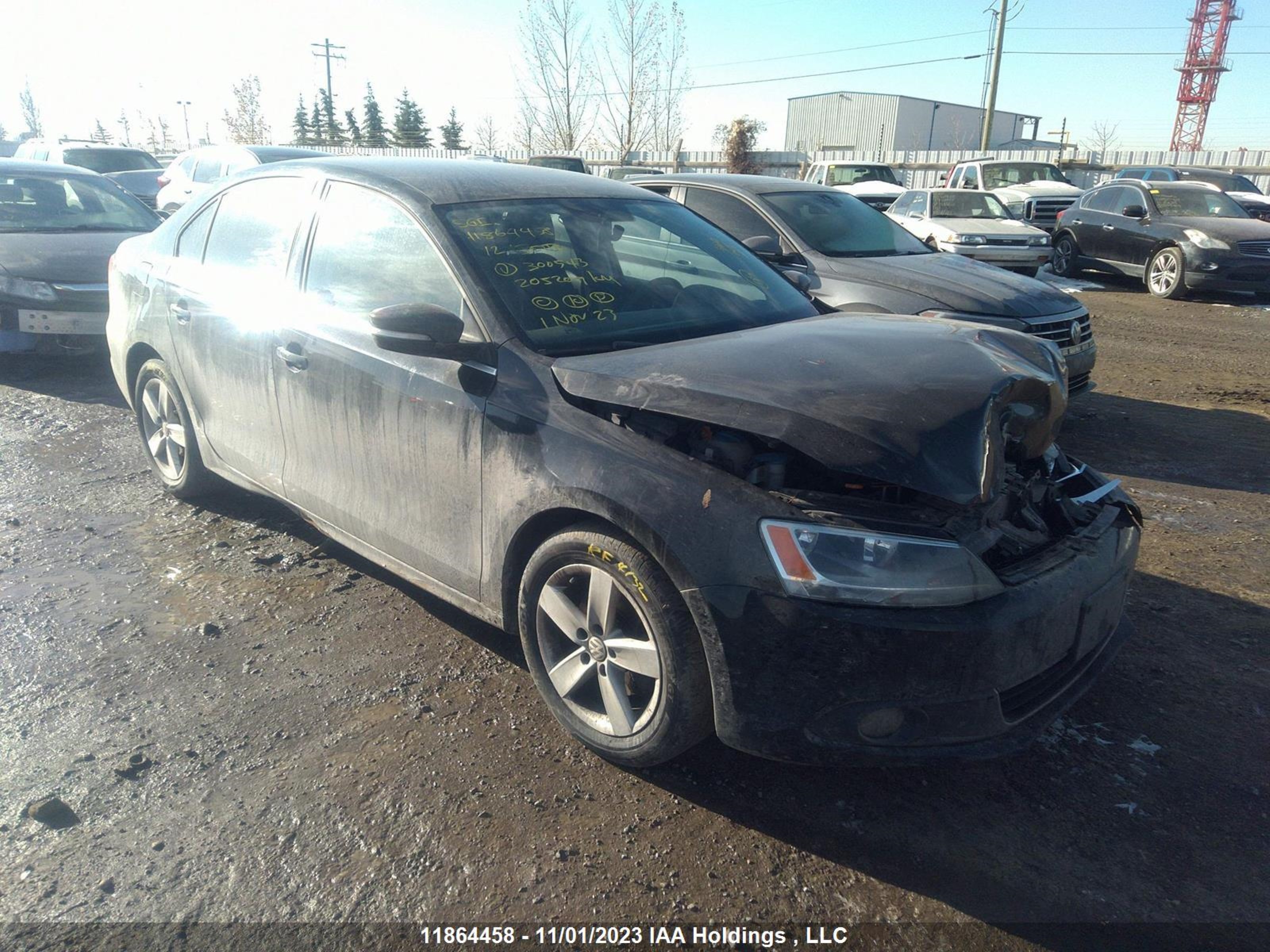 VOLKSWAGEN JETTA 2012 3vwdx7aj8cm300543