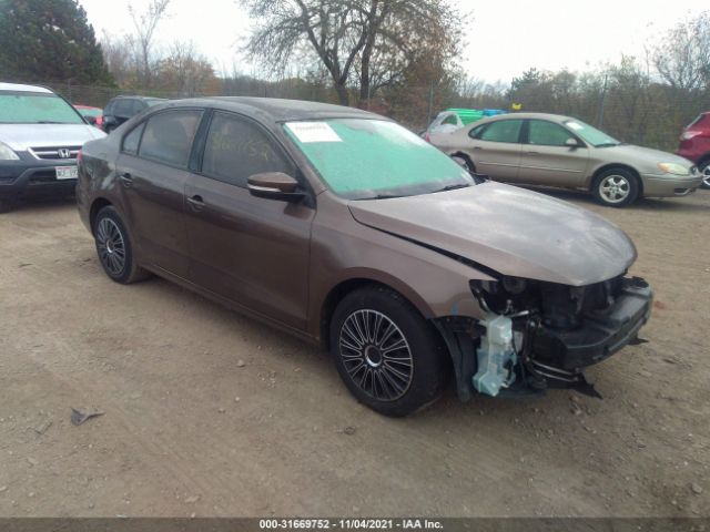 VOLKSWAGEN JETTA SEDAN 2012 3vwdx7aj9cm342431