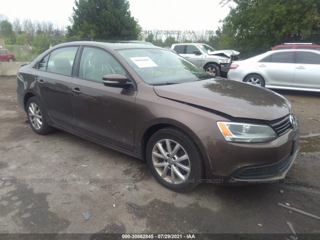 VOLKSWAGEN JETTA SEDAN 2012 3vwdx7aj9cm383514