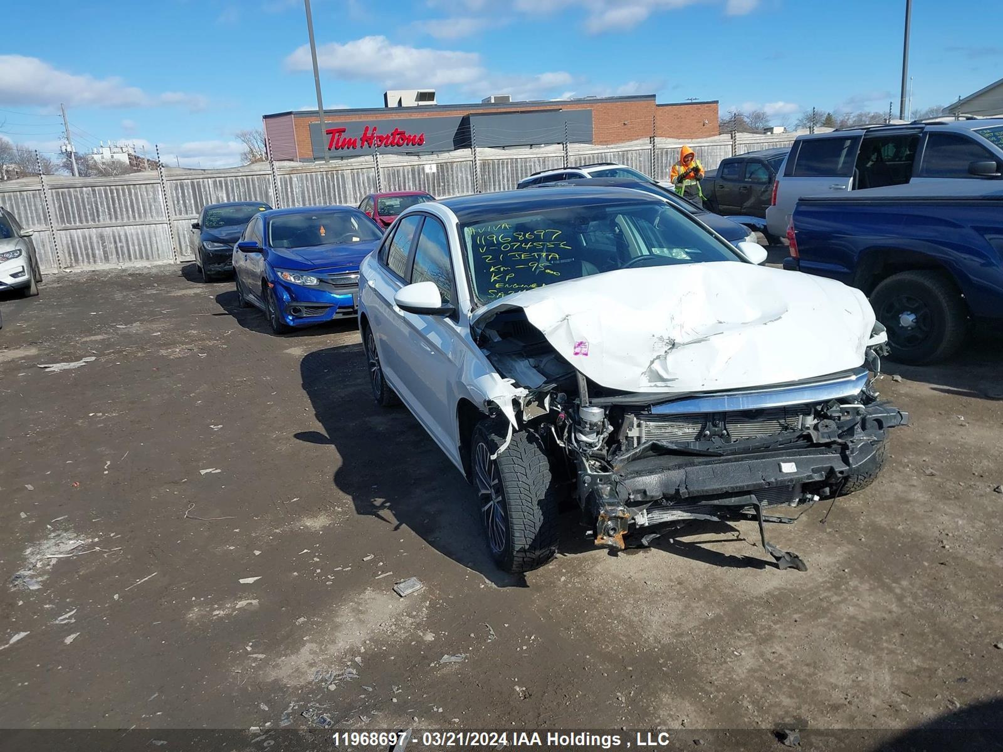 VOLKSWAGEN JETTA 2021 3vwe57bu8mm074556