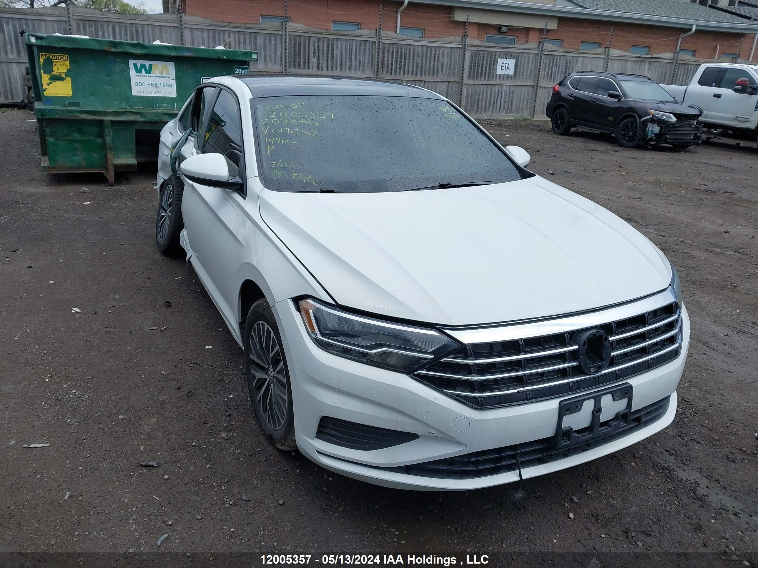 VOLKSWAGEN JETTA 2020 3vweb7bu5lm019652