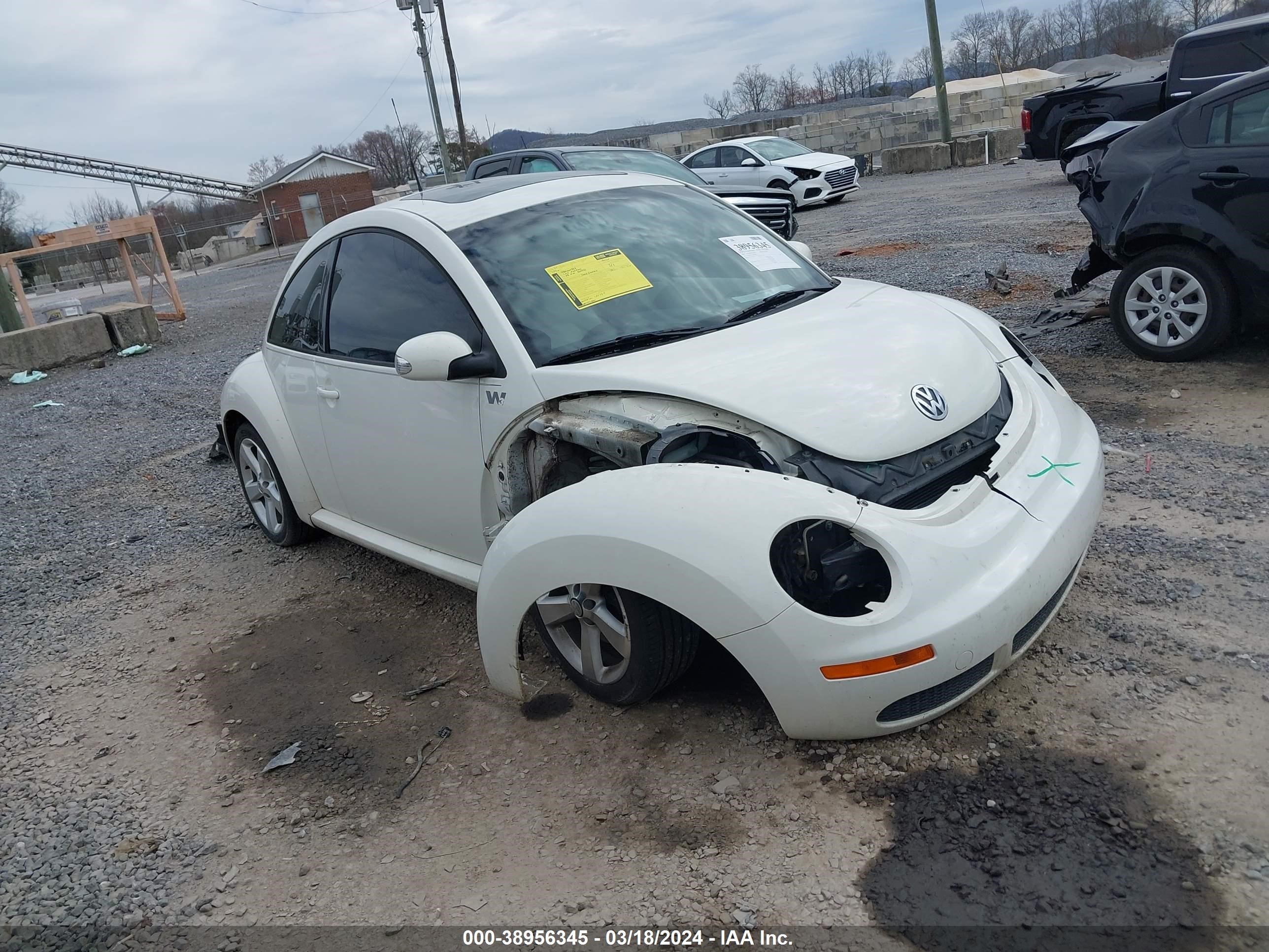 VOLKSWAGEN BEETLE 2008 3vwfw31c28m510844