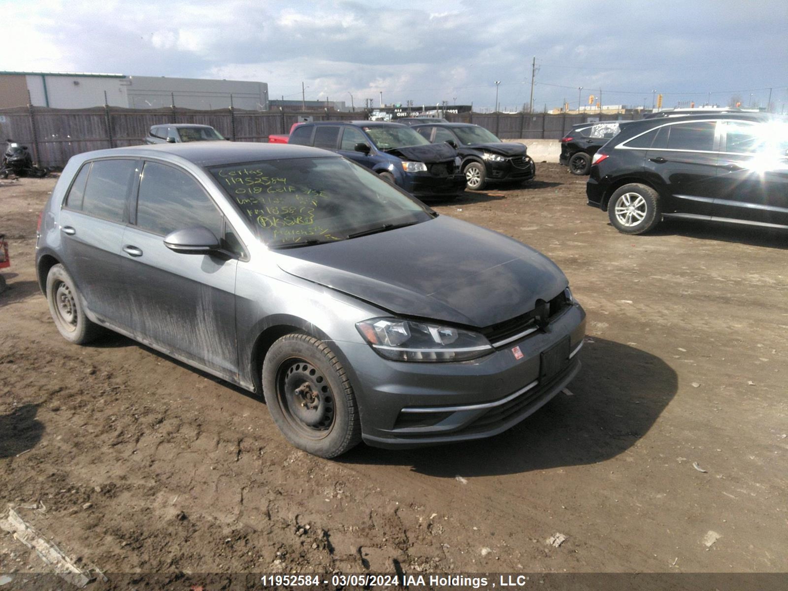 VOLKSWAGEN GOLF 2018 3vwg17au8jm291266